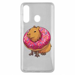 Чехол для Samsung M40 Пончик с капибарой - PrintSalon