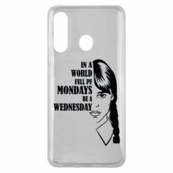 Чехол для Samsung M40 Wednesday girl - PrintSalon