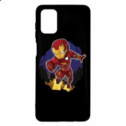 Чехол для Samsung M51 Flying Iron man - PrintSalon