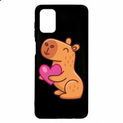 Чехол для Samsung M51 Капибара сердечко - PrintSalon