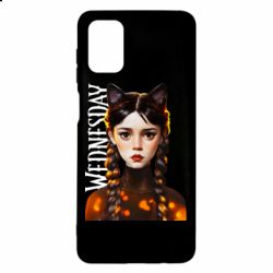 Чехол для Samsung M51 Венздей кошка - PrintSalon