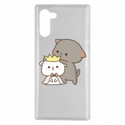 Чехол для Samsung Note 10 Чиби котики - PrintSalon