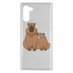 Чехол для Samsung Note 10 Две капибары - PrintSalon