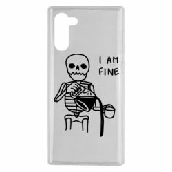 Чехол для Samsung Note 10 I'm Fine... - PrintSalon