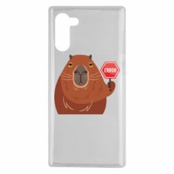 Чехол для Samsung Note 10 Капибара. Error - PrintSalon