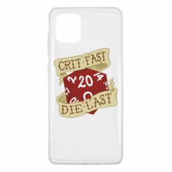 Чехол для Samsung Note 10 Lite Crit fast - die last - PrintSalon