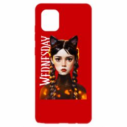 Чехол для Samsung Note 10 Lite Венздей кошка - PrintSalon