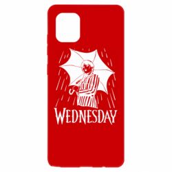 Чохол для Samsung Note 10 Lite Венздей Вдамс и зонт - PrintSalon