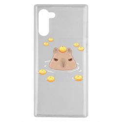 Чехол для Samsung Note 10 Морда капибары - PrintSalon