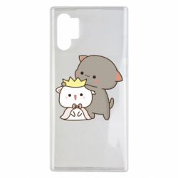 Чехол для Samsung Note 10 Plus Чиби котики - PrintSalon