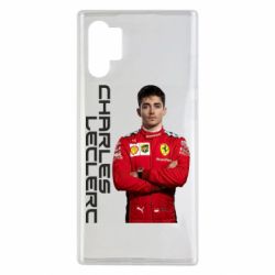 Чехол для Samsung Note 10 Plus F1 Charles Leclerc - PrintSalon