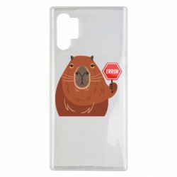 Чехол для Samsung Note 10 Plus Капибара. Error