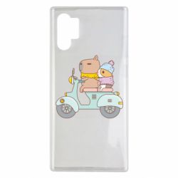 Чехол для Samsung Note 10 Plus Капибара и Морская свинка - PrintSalon