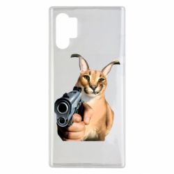 Чехол для Samsung Note 10 Plus Шлепа с пистолетом - PrintSalon