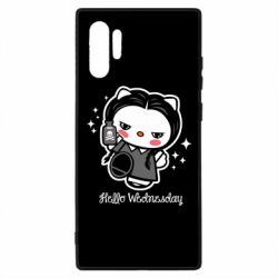 Чехол для Samsung Note 10 Plus Wednesday Hello Kitty