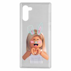 Чехол для Samsung Note 10 Roblox girl - PrintSalon