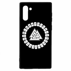 Чехол для Samsung Note 10 Scandinavian Runes And Walknut - PrintSalon