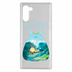 Чехол для Samsung Note 10 Тоторо на рыбалке - PrintSalon