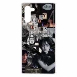Чехол для Samsung Note 10 Венздей Адамс. - PrintSalon