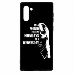 Чехол для Samsung Note 10 Wednesday girl - PrintSalon