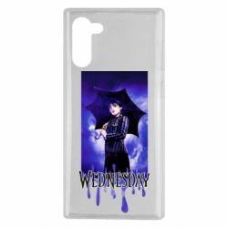 Чехол для Samsung Note 10 Wednesday Text Logo - PrintSalon
