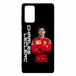 Чехол для Samsung Note 20 F1 Charles Leclerc - PrintSalon