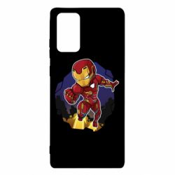 Чехол для Samsung Note 20 Flying Iron man - PrintSalon