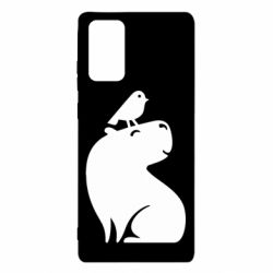 Чохол для Samsung Note 20 Копібара та Пташка - PrintSalon