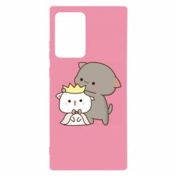 Чехол для Samsung Note 20 Ultra Чиби котики - PrintSalon