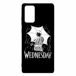 Чохол для Samsung Note 20 Венздей Вдамс и зонт - PrintSalon