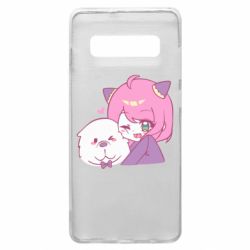 Чехол для Samsung S10+ Аня и Бонд Форджер