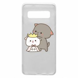 Чехол для Samsung S10 Чиби котики - PrintSalon