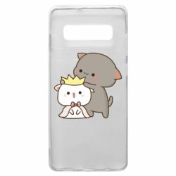 Чехол для Samsung S10+ Чиби котики - PrintSalon