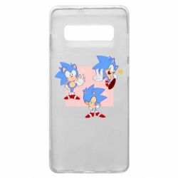 Чехол для Samsung S10+ Funny Sonic - PrintSalon