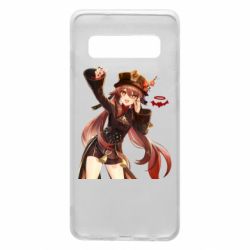 Чехол для Samsung S10 Ху Тао Геншин - PrintSalon