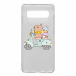 Чохол для Samsung S10 Копібара та Морська свинка