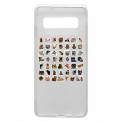 Чехол для Samsung S10 Коты мем. - PrintSalon