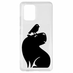 Чохол для Samsung S10 Lite Копібара та Пташка - PrintSalon