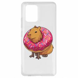 Чехол для Samsung S10 Lite Пончик с капибарой - PrintSalon