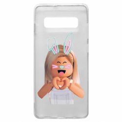 Чехол для Samsung S10+ Roblox girl - PrintSalon