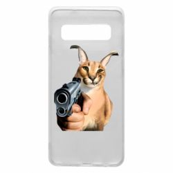 Чехол для Samsung S10 Шлепа с пистолетом - PrintSalon