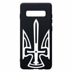 Чехол для Samsung S10+ Тризуб. - PrintSalon