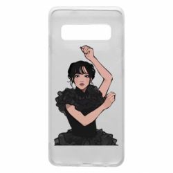 Чехол для Samsung S10 Уэнсдей арт - PrintSalon