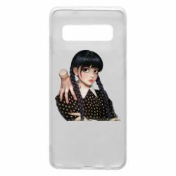 Чехол для Samsung S10 Венсдей и Вещь - PrintSalon