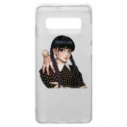 Чехол для Samsung S10+ Венсдей и Вещь - PrintSalon