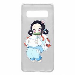 Чехол для Samsung S10 Very cute Nezuko - PrintSalon