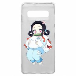 Чехол для Samsung S10+ Very cute Nezuko - PrintSalon