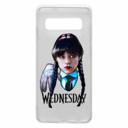 Чехол для Samsung S10 Wednesday and Thing - PrintSalon