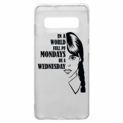 Чехол для Samsung S10+ Wednesday girl - PrintSalon