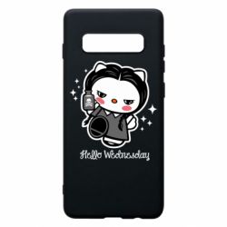 Чехол для Samsung S10+ Wednesday Hello Kitty - PrintSalon